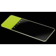 Microscope Slides - Glass - Green Frosted 1 End 1 Side - 45° Beveled Edges Clipped Corners (Pack of 144)