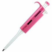 Diamond Pipettor - Single Channel Adjustable Volume 0.1uL - 2.5uL - Pink