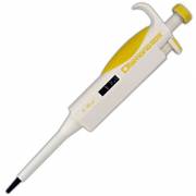 DiamondPRO Pipettors - Single Channel Adjustable Volume 5uL - 50uL - Yellow