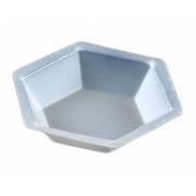 Plastic Hexagonal Antistatic Weighing Dishes - Polystyrene - Large - 200mL