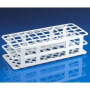 40-Place Snap-N-Racks Tube Rack for 25mm Tubes - Polypropylene - White