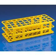 40-Place Snap-N-Racks Tube Rack for 25mm Tubes - Polypropylene - Yellow