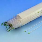 Micro-Hematocrit Capillary Tube - Plastic - Ammonium Heparinized - Green Tip