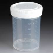 120mL Tite-Rite Container - 53mm Opening - Separate White Screw Cap (Case of 300)