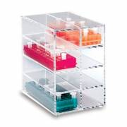 Vertical Storage Rack File for 80-Well Microtube Racks