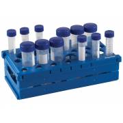 Pop-Up Rack for 15mL Tubes (21-Well) & 50mL Tubes (12-Well) - Blue