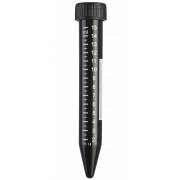 15 mL Conical Centrifuge Tube Bulk Wrap Sterile - Black