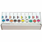 Jeter 2600 Match JENM Series Numeric Roll Labels - Set of Number 0 To 9