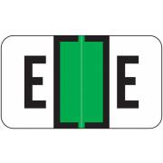 Jeter 5800 Match JT3R Series Alpha Sheet Labels - Letter E - Light Green