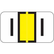 Jeter 5800 Match JT3R Series Alpha Sheet Labels - Letter I - Yellow