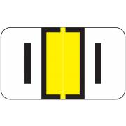 Jeter 5800 Match JT3R Series Alpha Sheet Labels - Letter I - Yellow