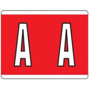 Kardex PSF-139 Match KXAM Series Alpha Roll Labels - Letter A - Red