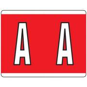 Kardex PSF-139 Match KXAM Series Alpha Roll Labels - Letter A - Red