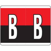 Kardex PSF-139 Match KXAM Series Alpha Roll Labels - Letter B - Red and Black