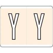 Kardex PSF-139 Match KXAM Series Alpha Roll Labels - Letter Y - Tan