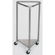 Stainless Steel Triangular Linen Hamper - 57 1/4