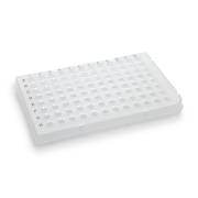 0.1 mL 96-Well PCR Plate, Half Skirt - Flat Top, Clear (Box of 10)