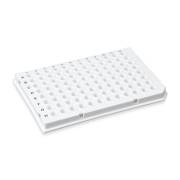 0.1 mL 96-Well Low Profile PCR Plate, Half Skirt - Light Cycler-Style, White (Box of 10)