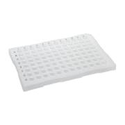 0.1 mL 96-Well PCR Plate, Half Skirt - (ABI-Style), Flat Top, Clear (Box of 10)