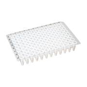 0.2 mL 96-Well PCR Plate, No Skirt - Flat Top, Clear (Box of 10)