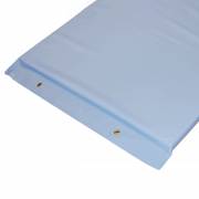 Economy Standard Radiolucent X-Ray Comfort Foam Table Pad - Light Blue Vinyl, With Grommets 72