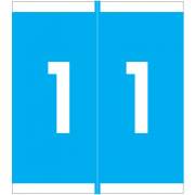 Barkley FNSFM Match SFNM Series Numeric Roll Labels - Number 1 - Blue