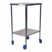 Pedigo Stainless Steel Instrument Table with Shelf - 16