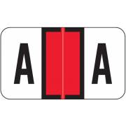 Safeguard 511 Match SG3R Series Alpha Sheet Labels - Letter A - Red
