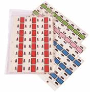 Safeguard 511 Match SG3R Series Alpha Sheet Labels A-Z Set