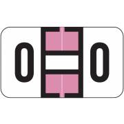 Safeguard 511 Match SG3R Series Alpha Sheet Labels - Letter O - Lavender and White