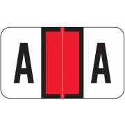 Safeguard 514 Match SGAM Series Alpha Roll Labels - Letter A - Red