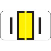 Safeguard 514 Match SGAM Series Alpha Roll Labels - Letter I - Yellow