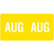 Smead ETS Match SMMK Series Month Code Sheet Labels - August - Yellow