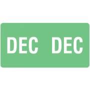 Smead ETS Match SMMK Series Month Code Sheet Labels - December - Light Green