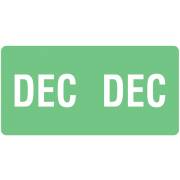 Smead ETS Match SMMK Series Month Code Sheet Labels - December - Light Green