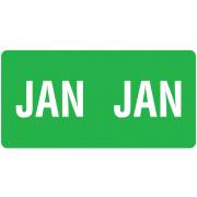 Smead ETS Match SMMK Series Month Code Sheet Labels - January - Dark Green