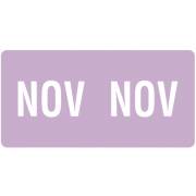 Smead ETS Match SMMK Series Month Code Sheet Labels - November - Lavender