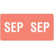 Smead ETS Match SMMK Series Month Code Sheet Labels - September - Pink