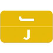 Smead Alpha-Z ACCS Match SMPK Series Alpha Sheet Labels - Letter J - Yellow