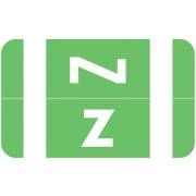 Smead Alpha-Z ACCS Match SMPK Series Alpha Sheet Labels - Letter Z - Light Green
