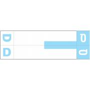Smead NCC Match SNCC Series Alpha Sheet Labels - Letter D & Q - Light Blue