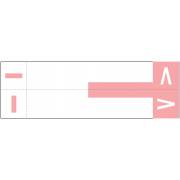 Smead NCC Match SNCC Series Alpha Sheet Labels - Letter I & V - Pink