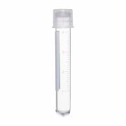 5 mL Polystyrene Culture Tube with Low Density Polyethylene Cap, Graduated - 8 Bags of 125 (Case of 1000)