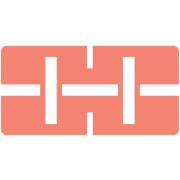 Tab Products Match TBAV Series Alpha Roll Labels - Letter I - Pink