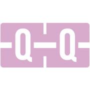 Tab Products Match TBAV Series Alpha Roll Labels - Letter Q - Lilac