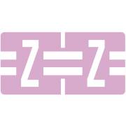 Tab Products Match TBAV Series Alpha Roll Labels - Letter Z - Lilac