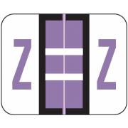 Smead BCCR Match TPAM Series Alpha Roll Labels - Letter Z - Lilac