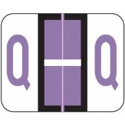 Tab Products Match TPAV Series Alpha Roll Labels - Letter Q - Lilac