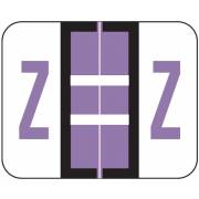 Smead BCCS Match TPPK Series Alpha Sheet Labels - Letter Z - Lilac