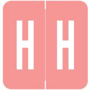VRE GBS 8850 Match VRAM Series Alpha Roll Labels - Letter H - Pink